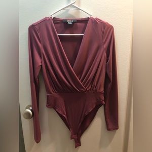 Deep V-Neck Forever 21 Bodysuit